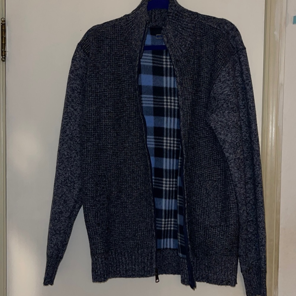 Full zip sweater